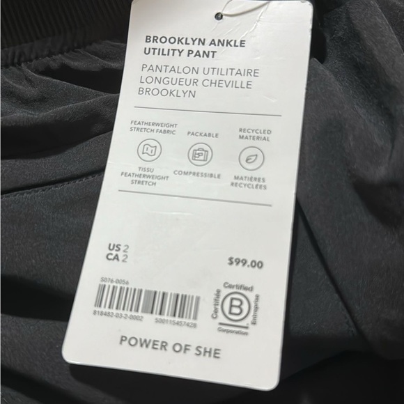 Athleta Brooklyn Ankle Utility Pant // Black - Picture 5 of 16